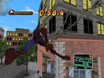 Ultimate Spider-Man screen shot game playing
